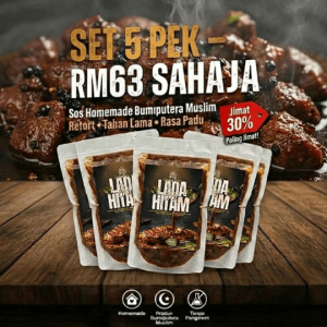 5 Pek x Sos Lada Hitam DAPOQ.LITTLE.KYLE SIGNATURE