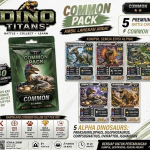 Dino Titans Common Pack (5 Cards)