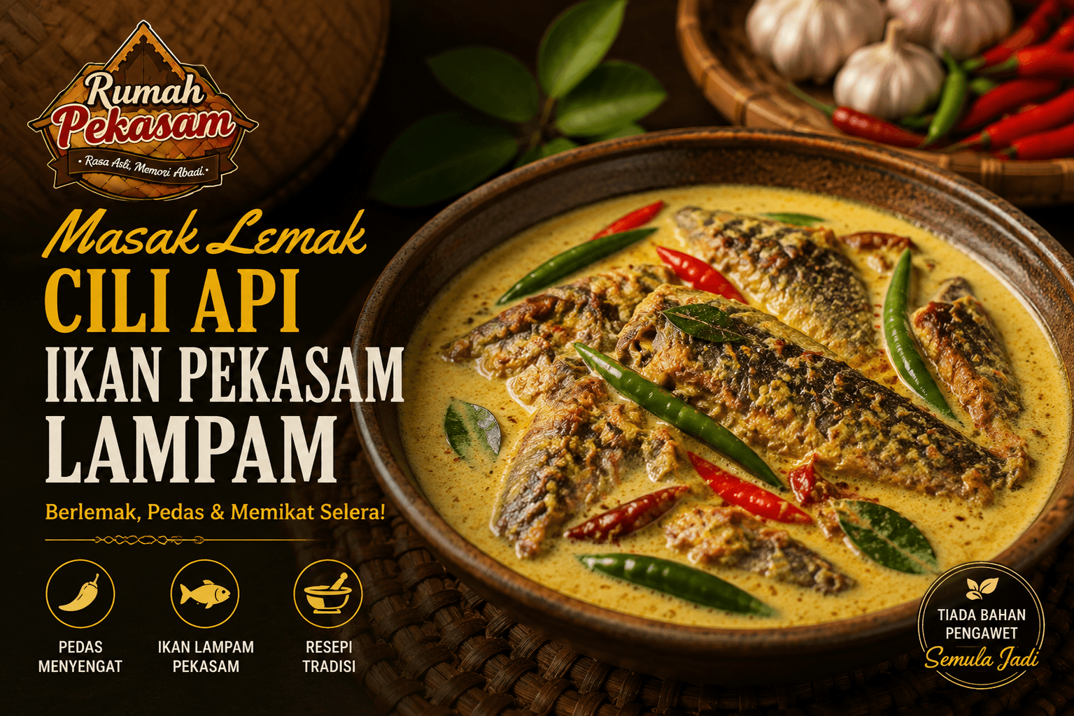 Ikan Pekasam Masak Lemak